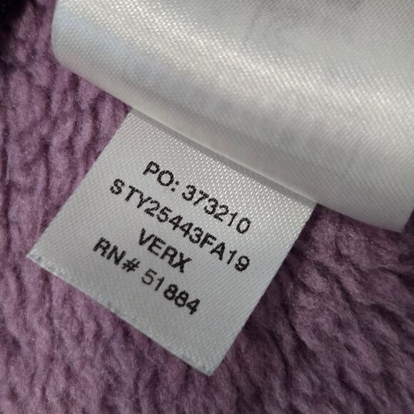 Patagonia Re-Tool Snap-T Fleece Pullover Sweater Jacket Purple Gray Polartec Med - Picture 9 of 9